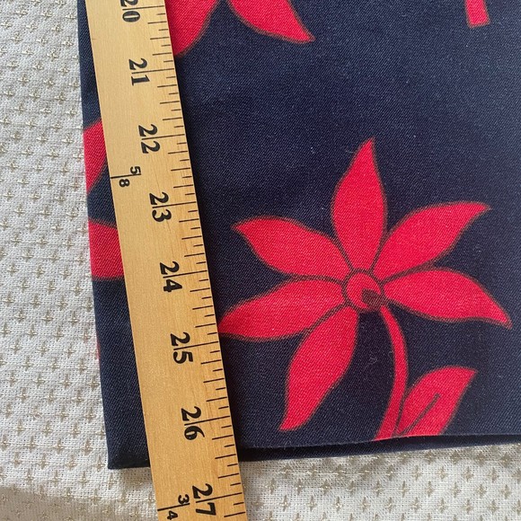 Banana Republic Sloan Ankle Pants Trouser Floral Blue Red Womens Size 8S Short - Picture 12 of 14
